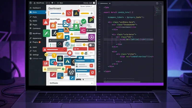 Developer confidently directing AI tools to build a complex website without writing traditional code by hand