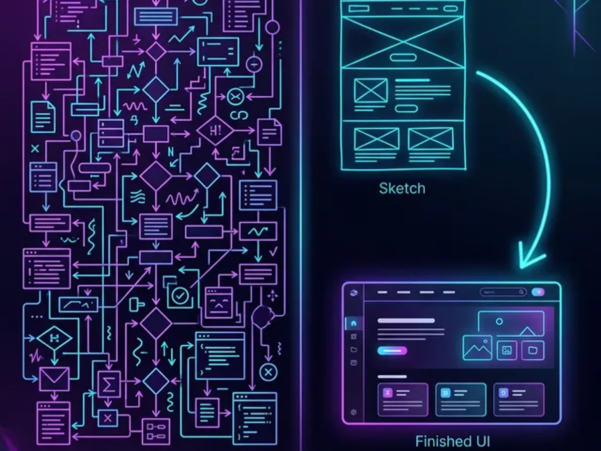 Detailed vision document with mood descriptions and feeling notes compared to a generic feature specification